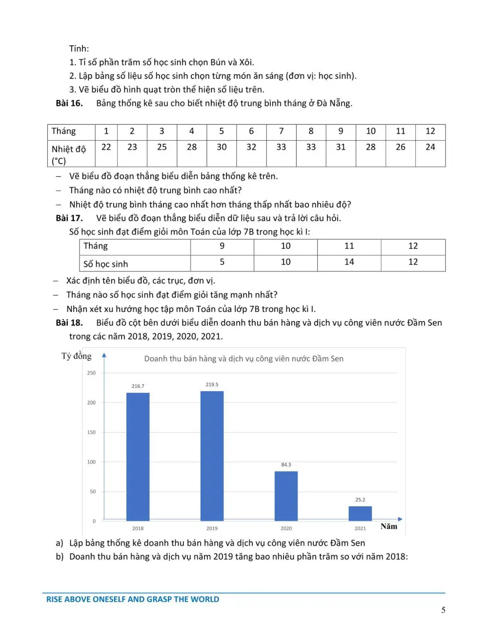 Đề cương ôn tập Học kì 1 Toán 7 năm 2025-2026 hệ thống GD Archimedes School (Hà Nội) - trang 5
