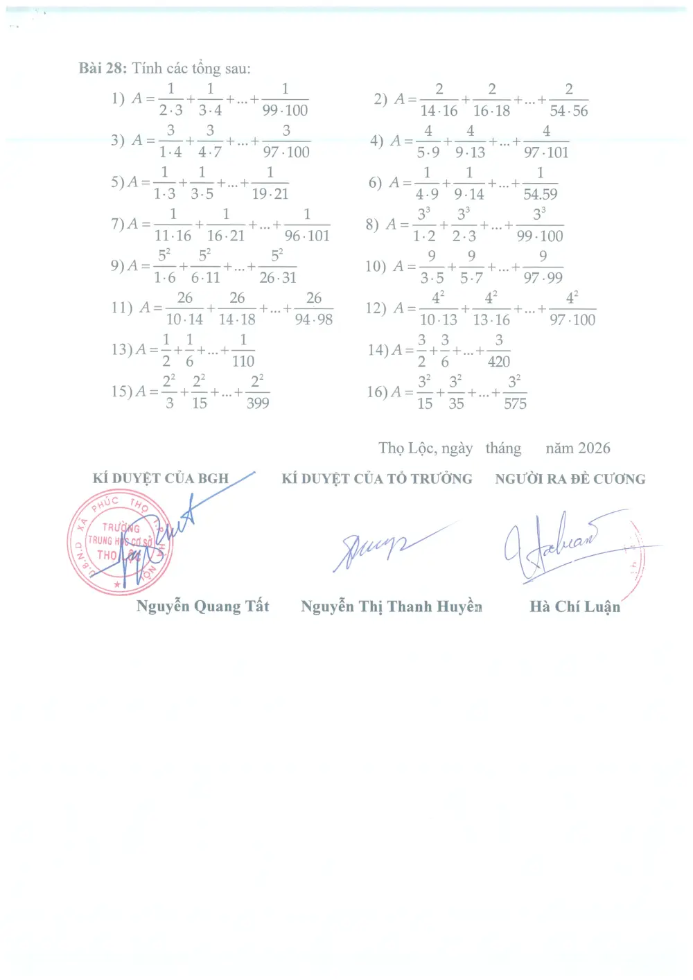 Đề cương ôn tập Giữa kì 2 Toán 6 năm 2025-2026 trường THCS Thọ Lộc (Hà Nội) - trang 5
