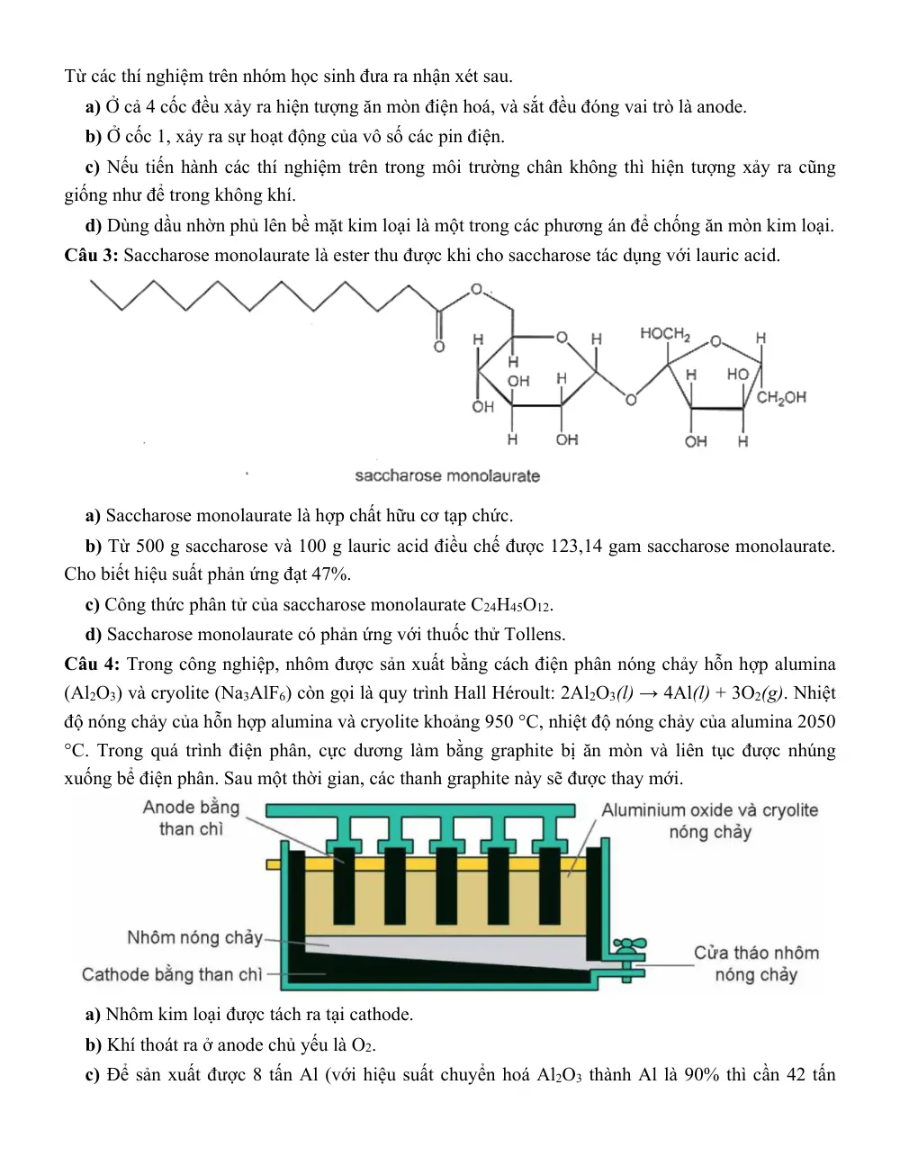 Đề thi thử Tốt nghiệp THPT Hóa học 2025 - 2026 Cụm 13 trường THPT (mã 01-lần 2) (Hải Phòng) - trang 6