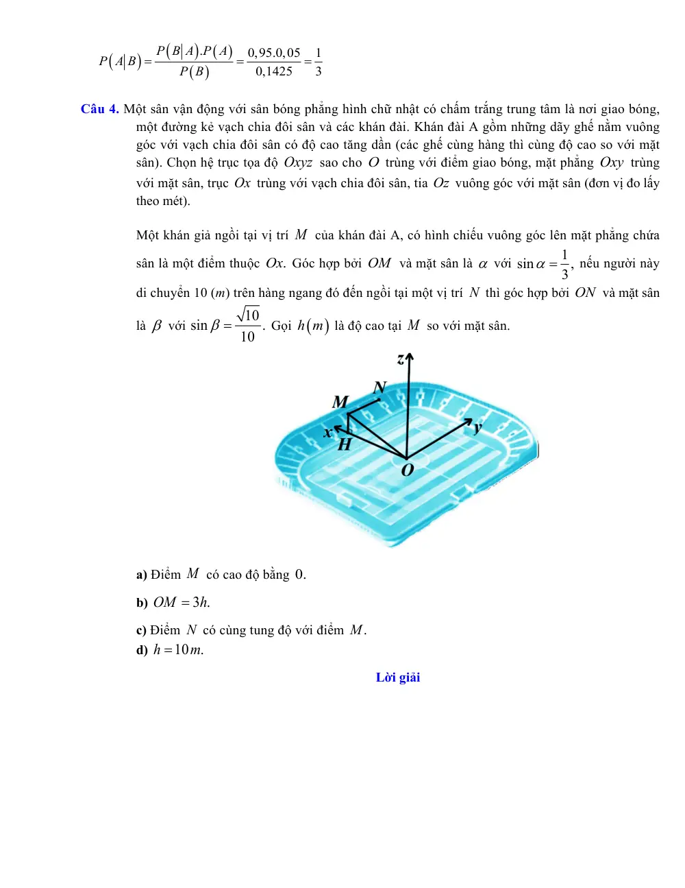 Đề thi thử Tốt nghiệp THPT Toán 2025-2026 trường THPT Hoằng Hóa 3 (Thanh Hóa) - trang 15