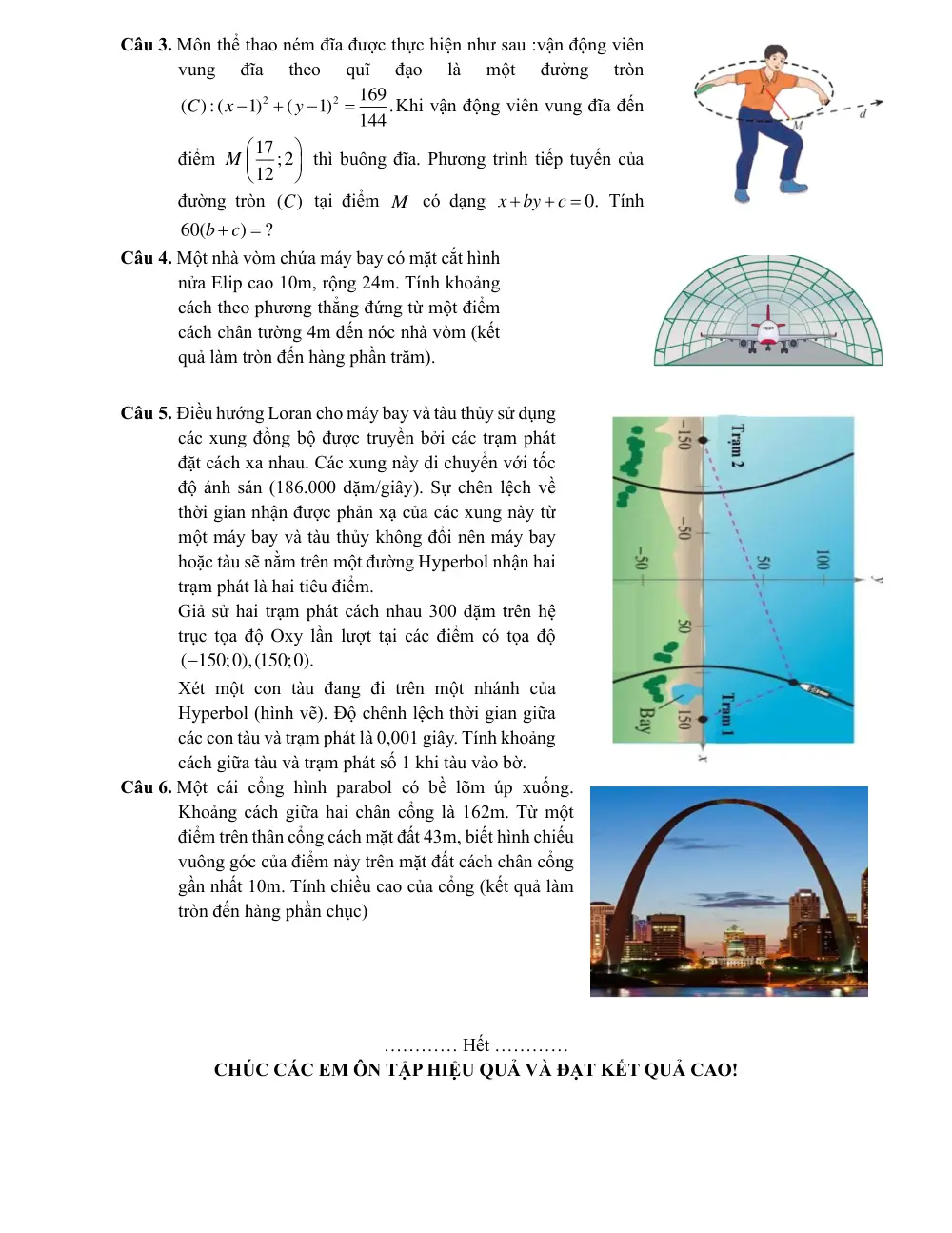 Đề cương ôn tập Học kì 2 Toán 10 trường THPT Trần Phú (Hà Nội) năm 2025-2026 - trang 16