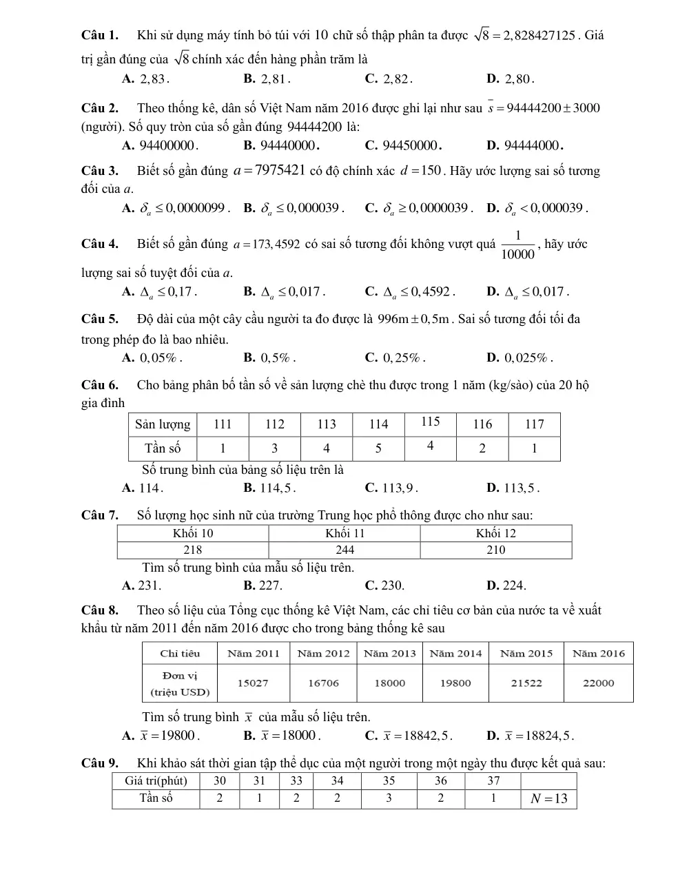 Đề cương ôn tập Học kì 2 Toán 10 trường THPT Trần Phú (Hà Nội) năm 2025-2026 - trang 2