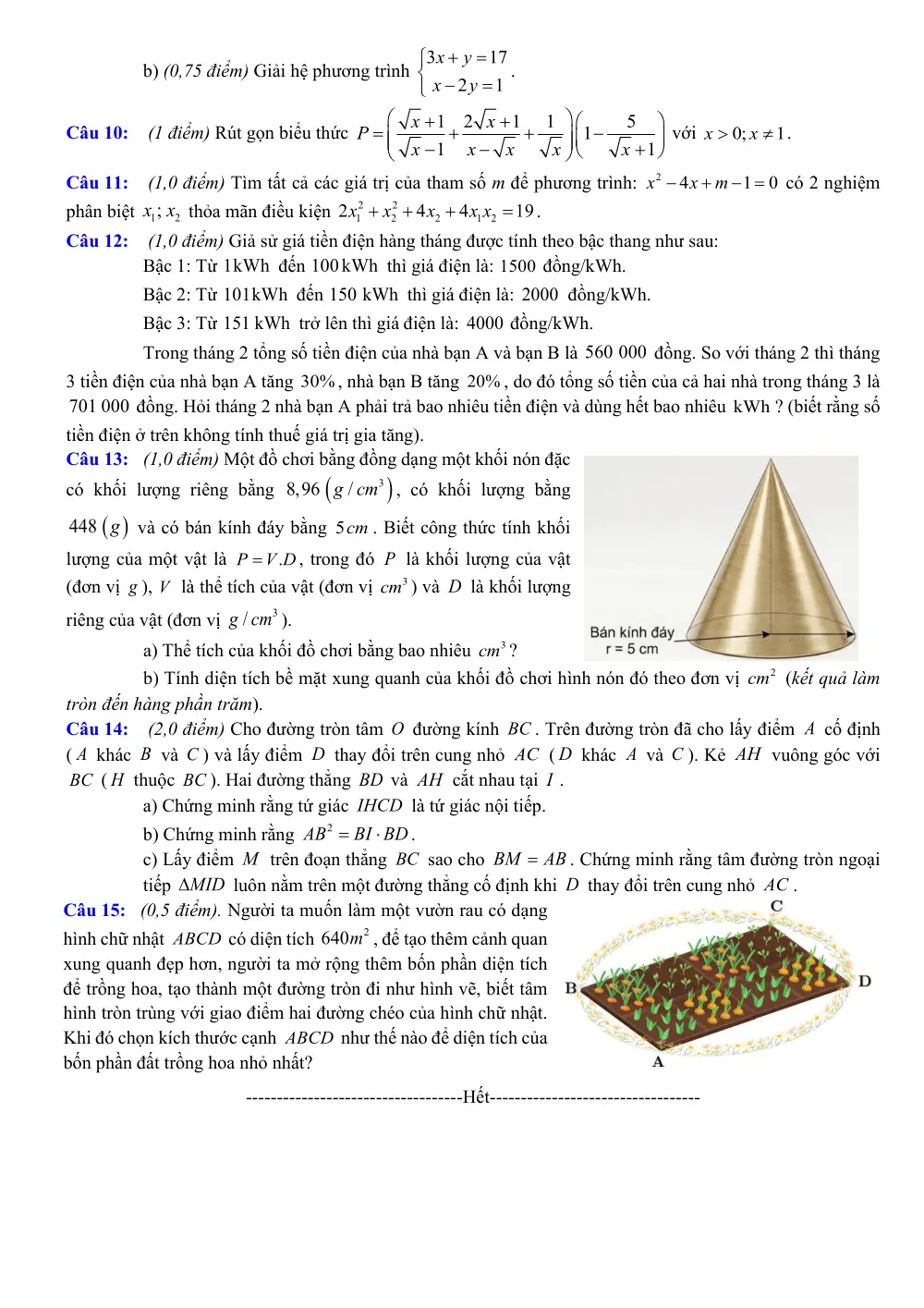 Đề thi thử Toán vào lớp 10 năm 2026-2027 trường Nobel School II (Thanh Hóa) - trang 2