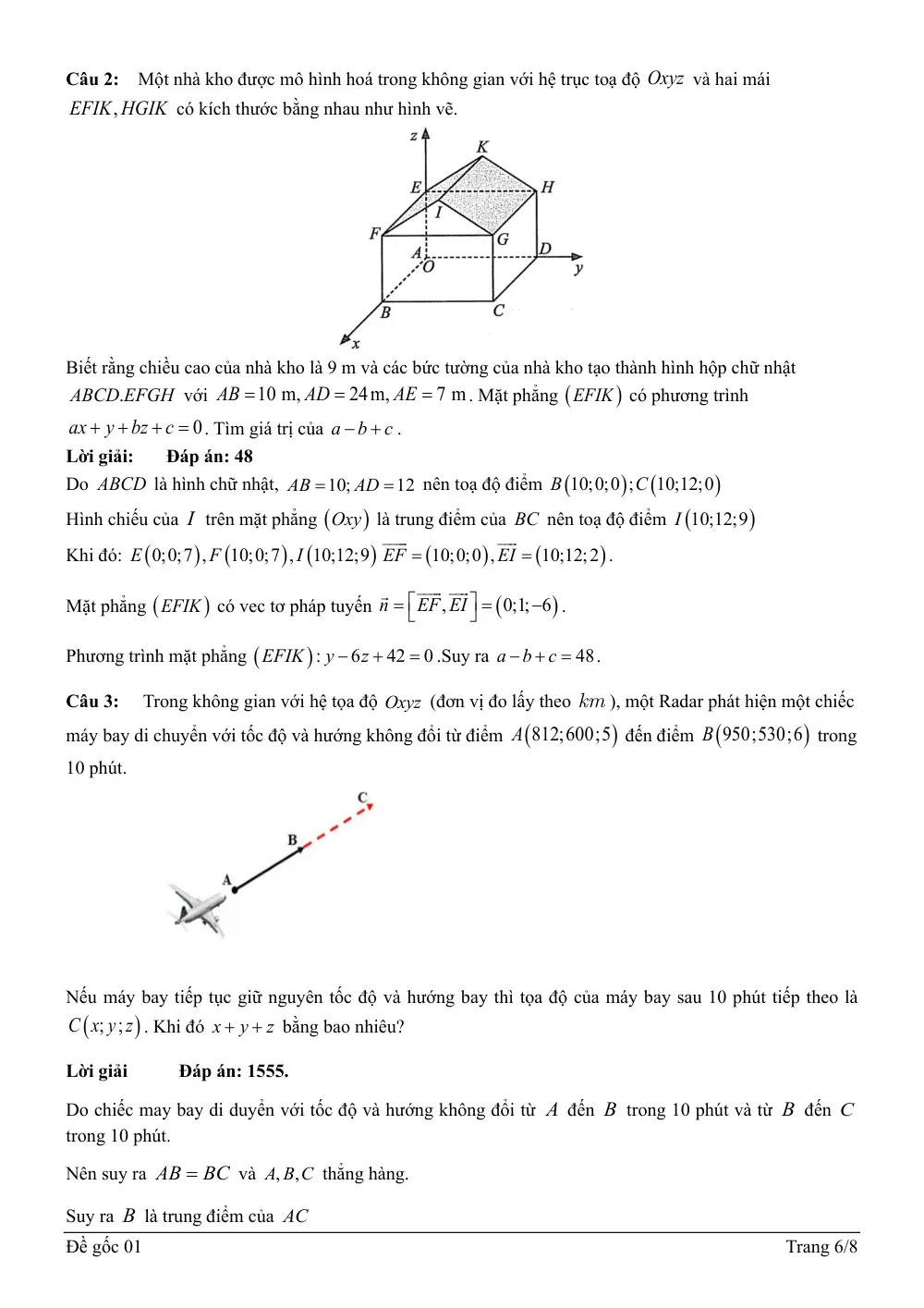 Đề thi thử Tốt nghiệp THPT Toán (lần 2) 2025-2026 trường THPT Thường Xuân 2 (Thanh Hóa) - trang 11