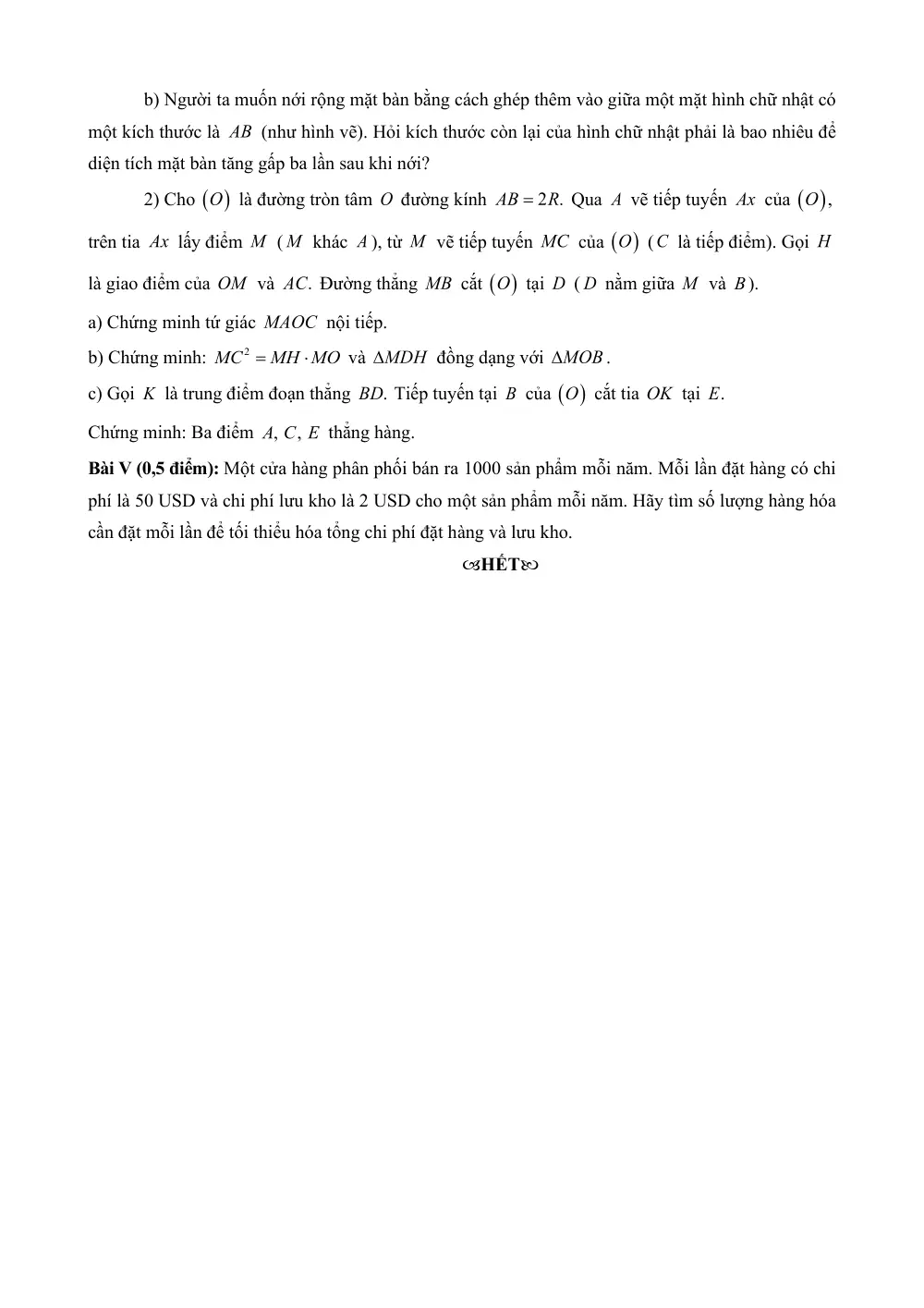Đề thi thử Toán vào lớp 10 tháng 2 năm 2026-2027 trường THCS Ngô Gia Tự (Hà Nội) - trang 2