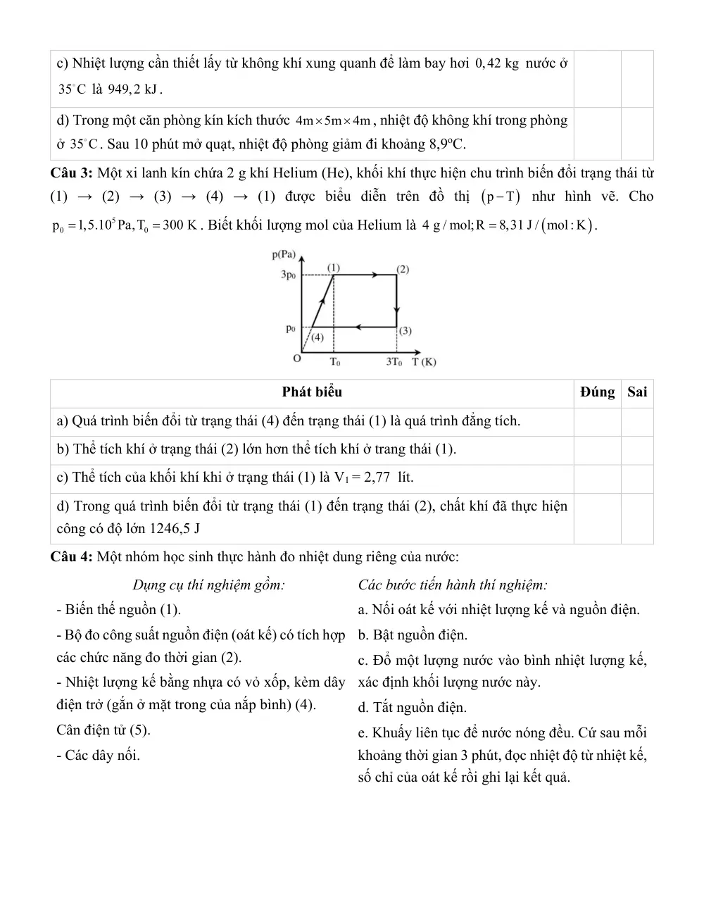 Đề thi thử Tốt nghiệp THPT Vật Lí 2025 - 2026 Liên Trường THPT (Nghệ An) - trang 5