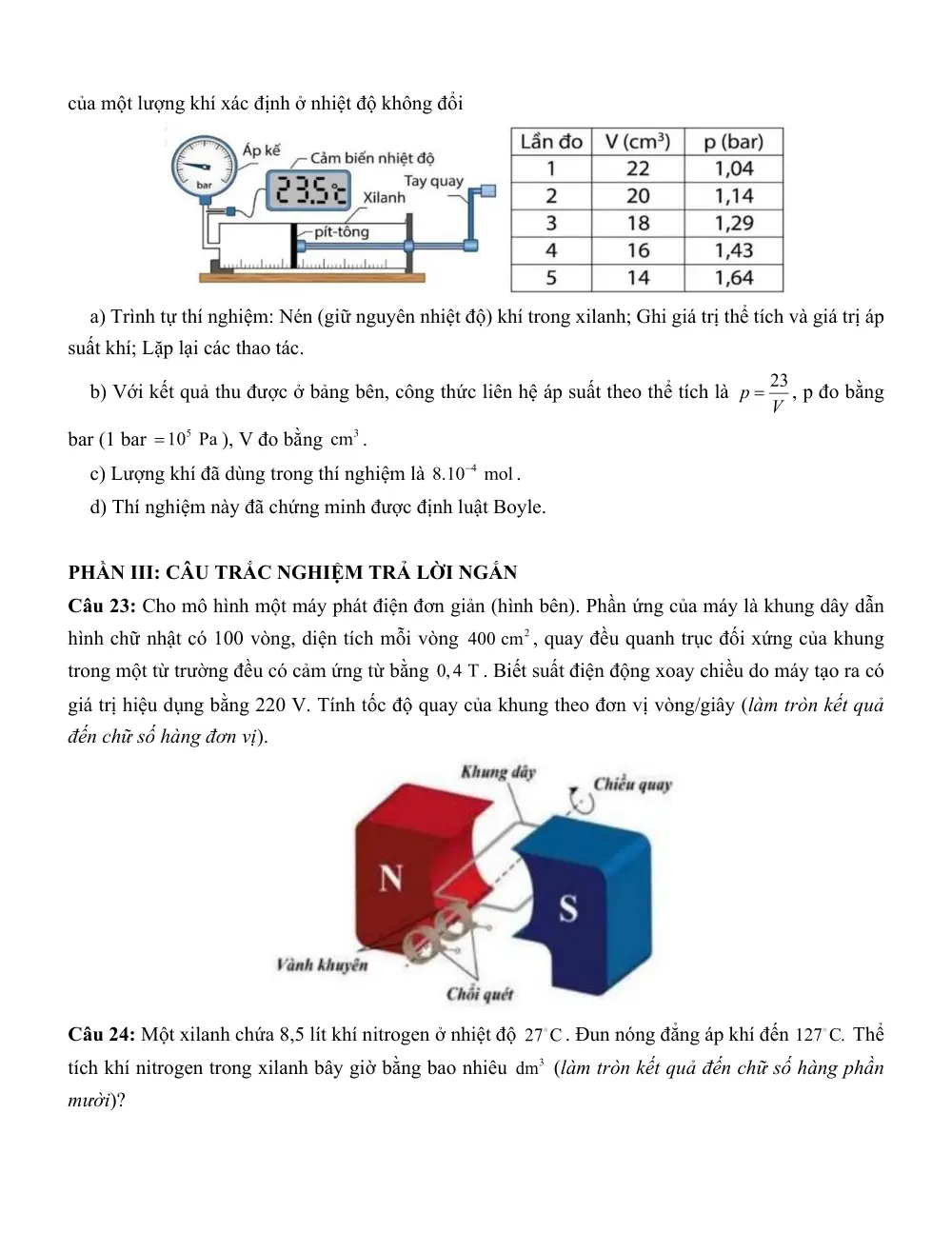 Đề thi thử Tốt nghiệp THPT Vật Lí 2025 - 2026 trường THPT Kình Môn II (lần 2) (Hải Phòng) - trang 6