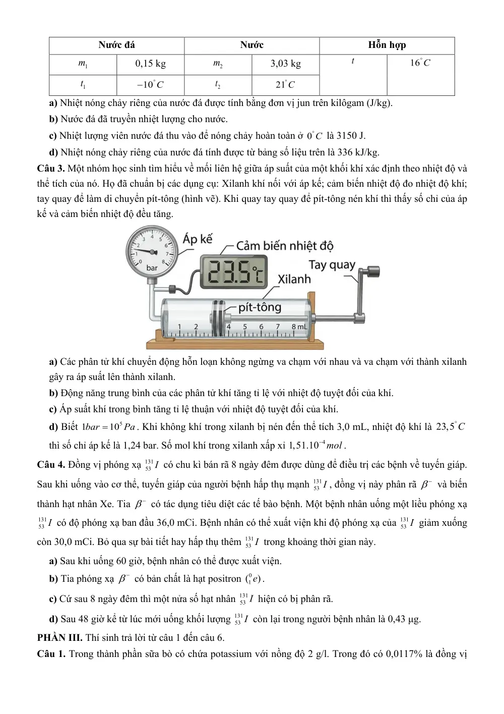 Đề thi thử Tốt nghiệp THPT Vật Lí 2025-2026 Sở Gia Lai - trang 5