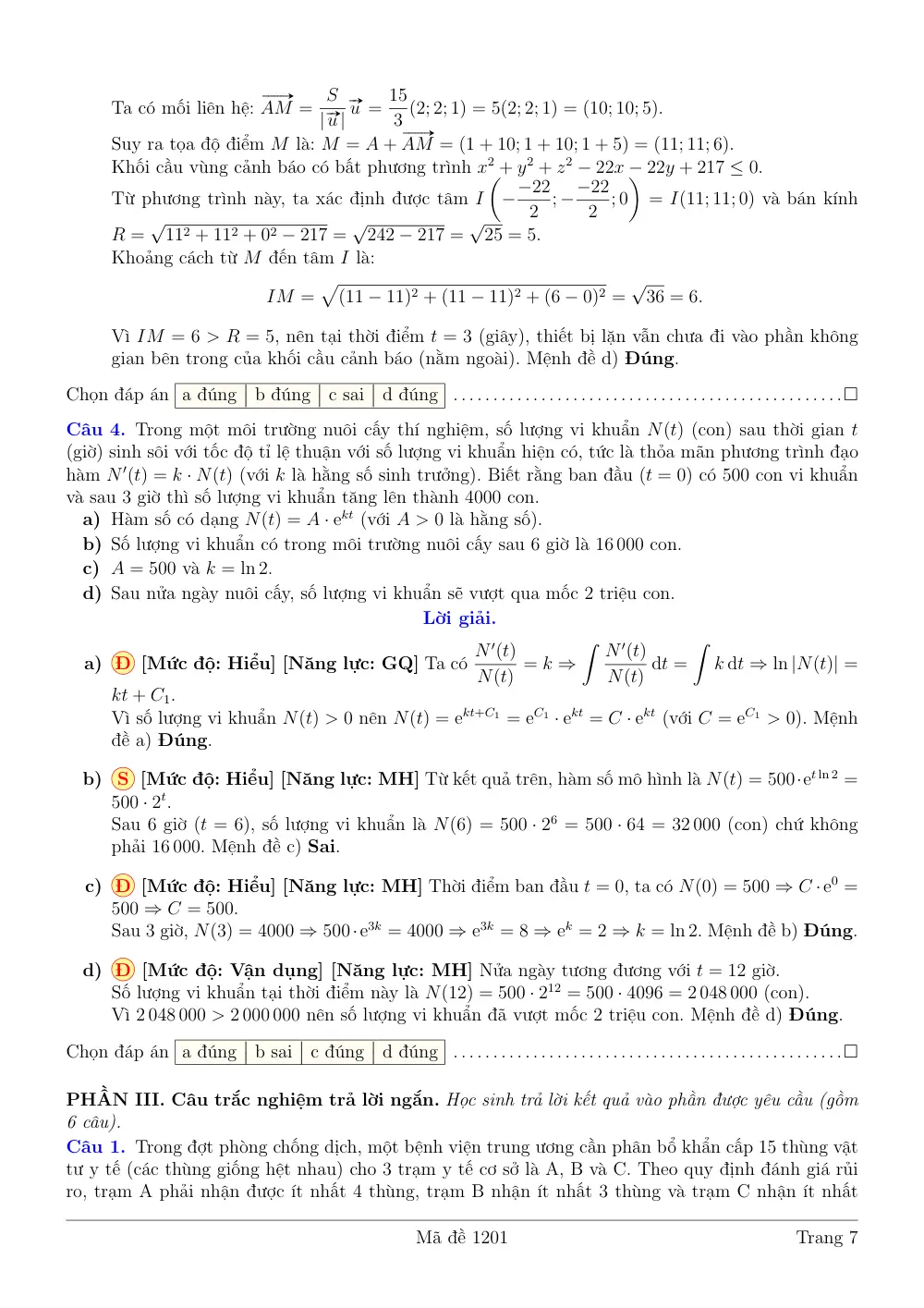 Đề thi thử Tốt nghiệp THPT Toán 2025-2026 trường THPT An Phước (lần 1) (Khánh Hòa) - trang 15