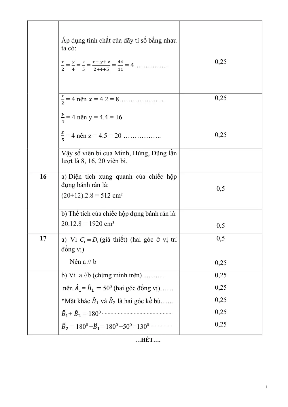 Đề thi Học kì 1 Toán 7 năm 2025-2026 trường THCS An Điền (TP Hồ Chí Minh) - trang 11