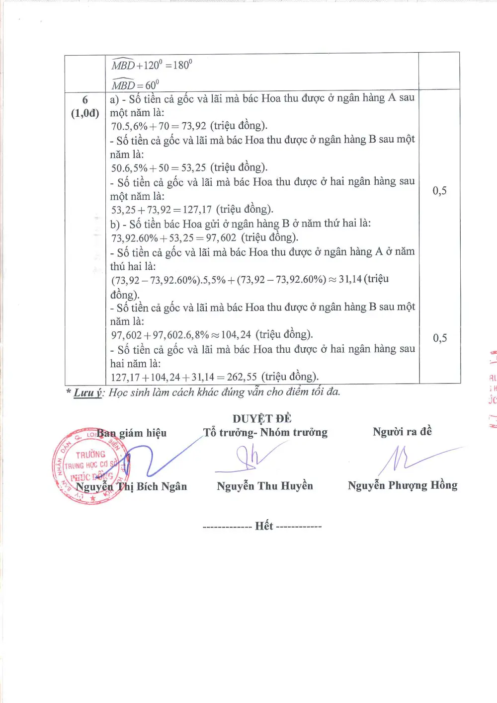 Đề thi Học kì 1 Toán 7 năm 2024-2025 trường THCS Phúc Đồng (Hà Nội) - trang 9