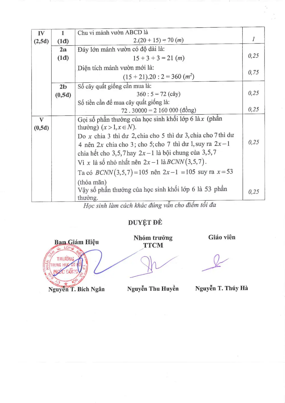Đề thi Học kì 1 Toán 6 năm 2024-2025 trường THCS Phúc Đồng (Hà Nội) - trang 8