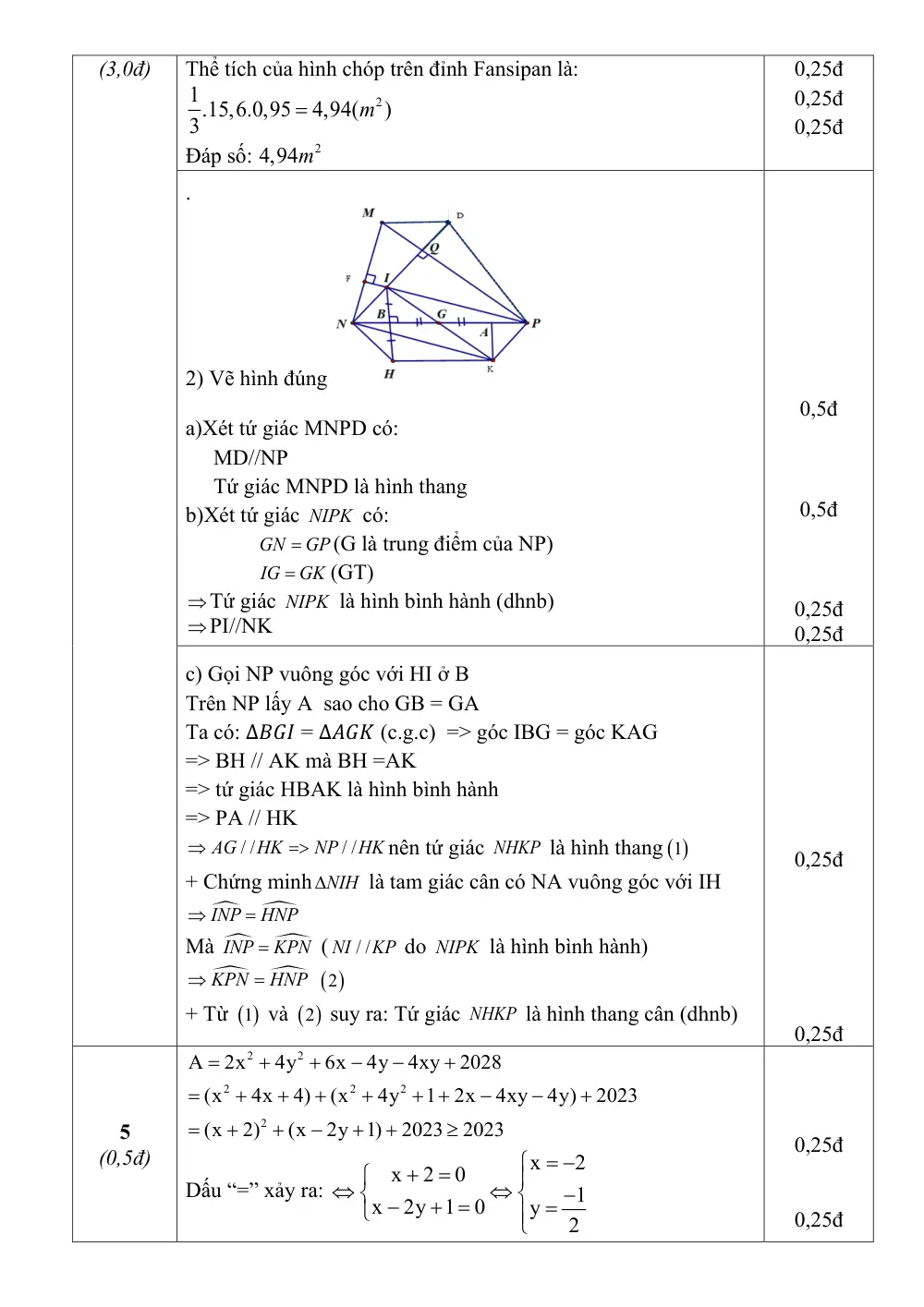 Đề thi Giữa kì 1 Toán 8 năm 2024-2025 trường THCS Phúc Lợi (Hà Nội) - trang 18