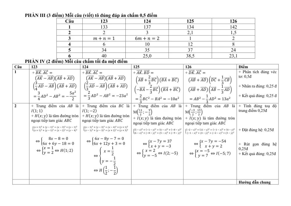 Đề thi Học kì 1 Toán 10 năm 2024-2025 trường THPT Ea Hleo (Đắk Lắk) - trang 4