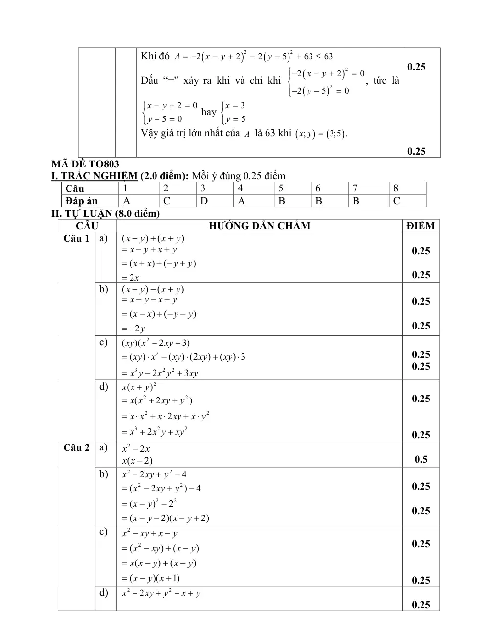 Đề thi Giữa kì 1 Toán 8 năm 2025-2026 trường THCS Ái Mộ (Hà Nội) - trang 11