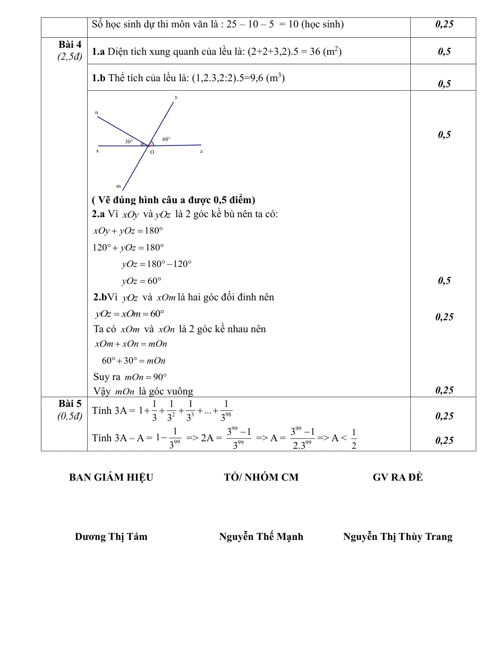 Đề thi Giữa kì 1 Toán 7 năm 2024-2025 trường THCS Thanh Am (Hà Nội) - trang 9