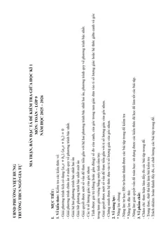 Trang đầu Đề thi Giữa kì 1 Toán 9 năm 2025-2026 trường THCS Ngô Gia Tự (Hà Nội)