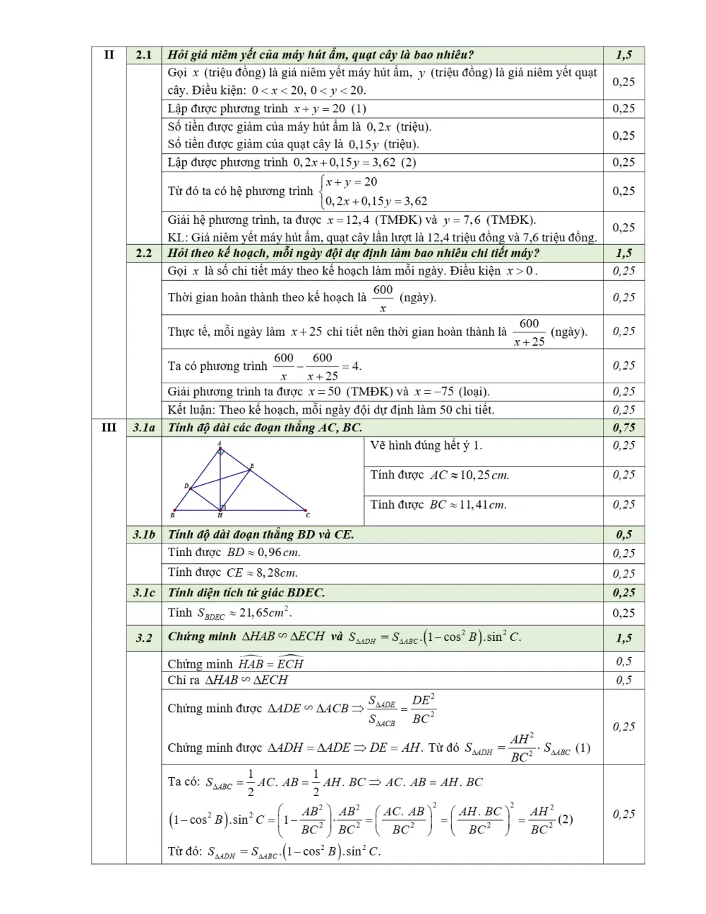 Đề thi Giữa kì 1 Toán 9 năm 2025-2026 trường THCS Nguyễn Trường Tộ (Hà Nội) - trang 3
