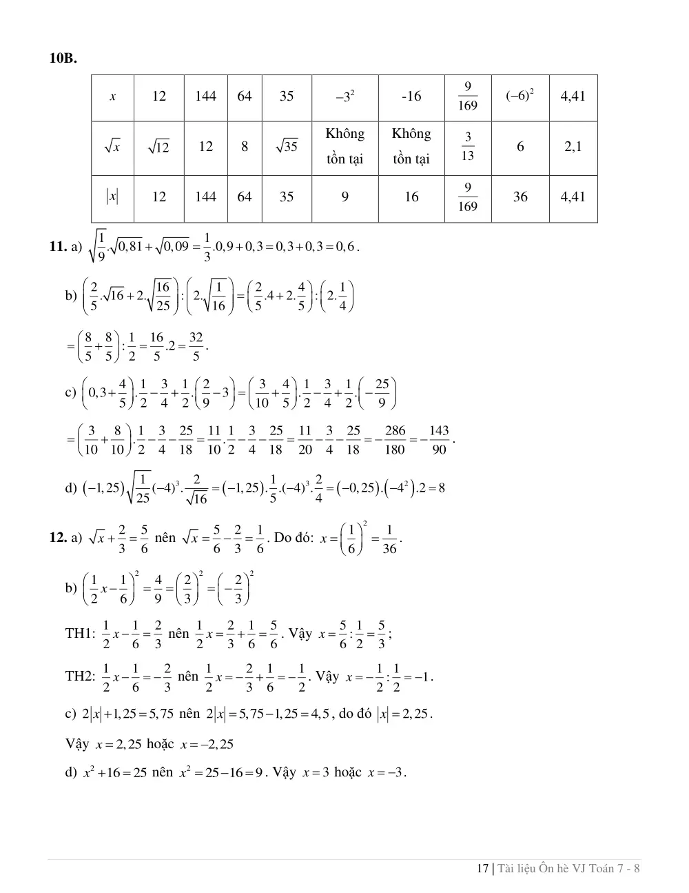 Ôn hè Toán 7 lên 8 năm 2026 (sách mới) - trang 17