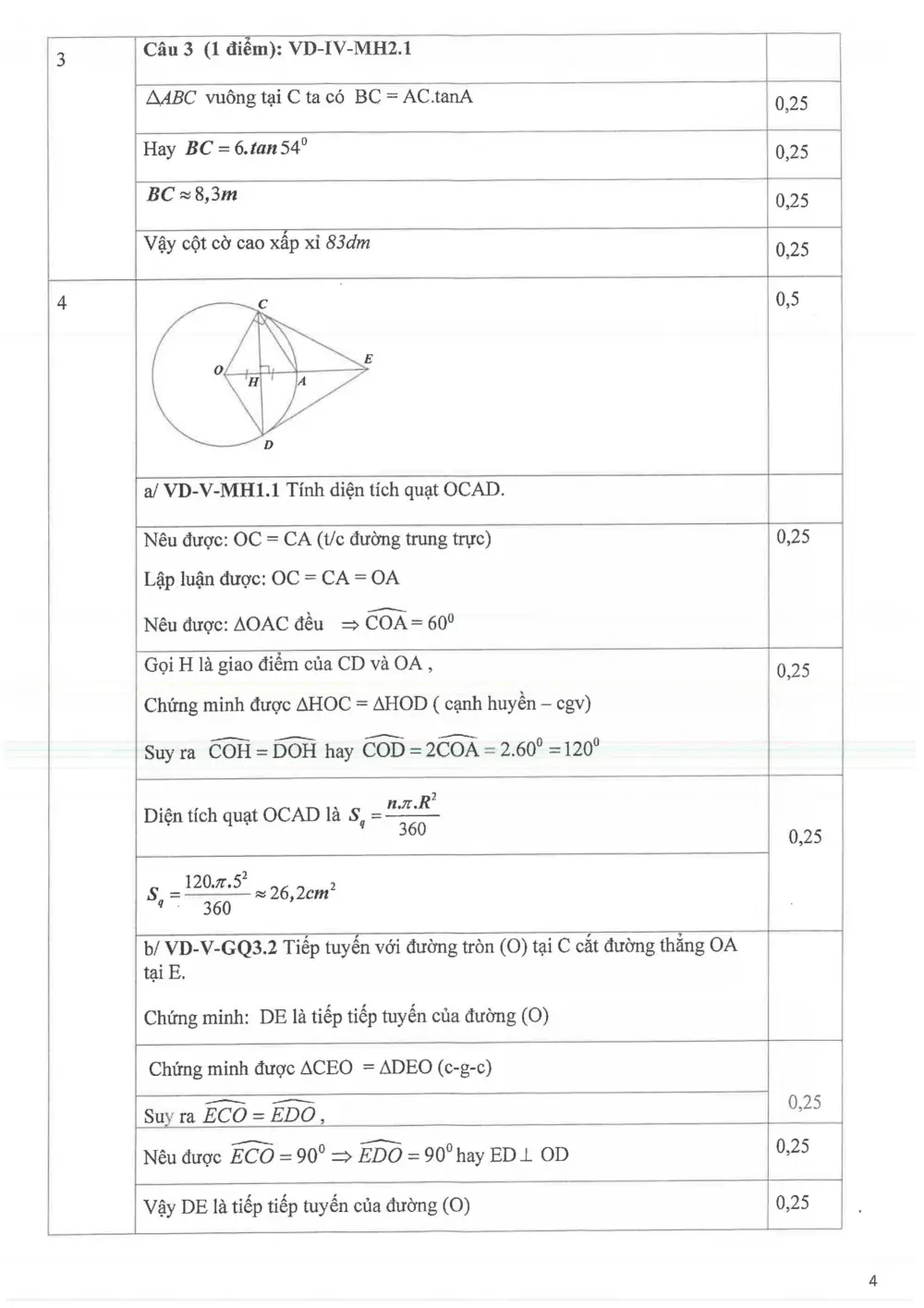 Đề thi Học kì 1 Toán 9 năm 2024-2025 Sở Bình Dương - trang 4