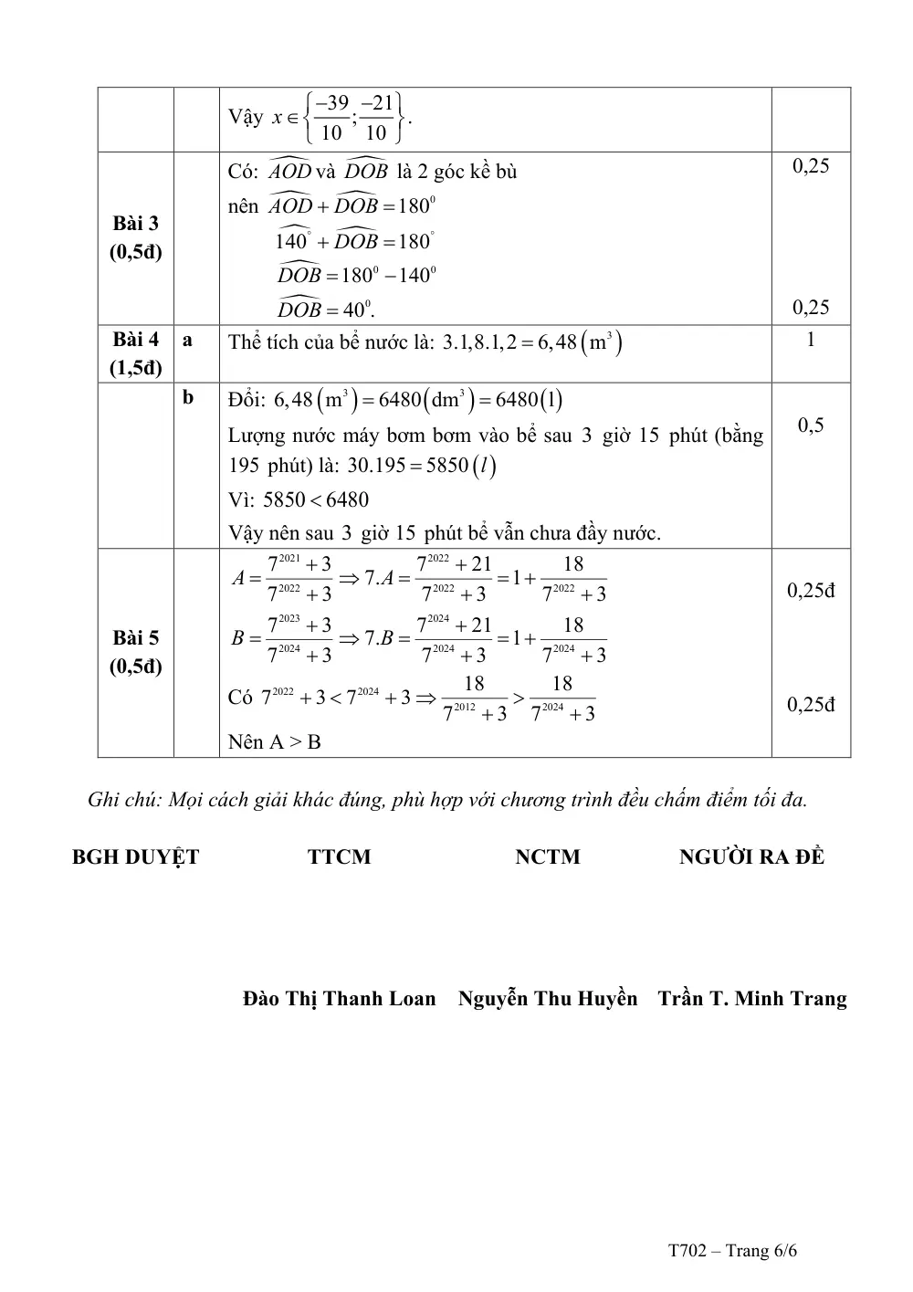 Đề thi Giữa kì 1 Toán 7 năm 2023-2024 trường THCS Thạch Bàn (Hà Nội) - trang 12