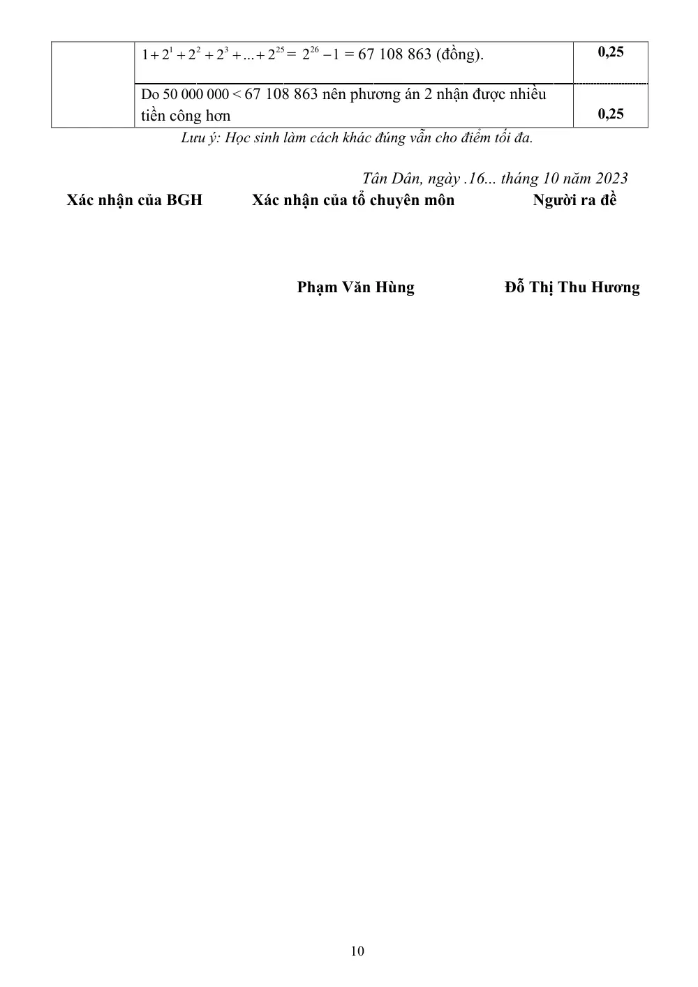 Đề thi Giữa kì 1 Toán 7 năm 2023-2024 trường THCS Tân Thắng (Hải Phòng) - trang 10