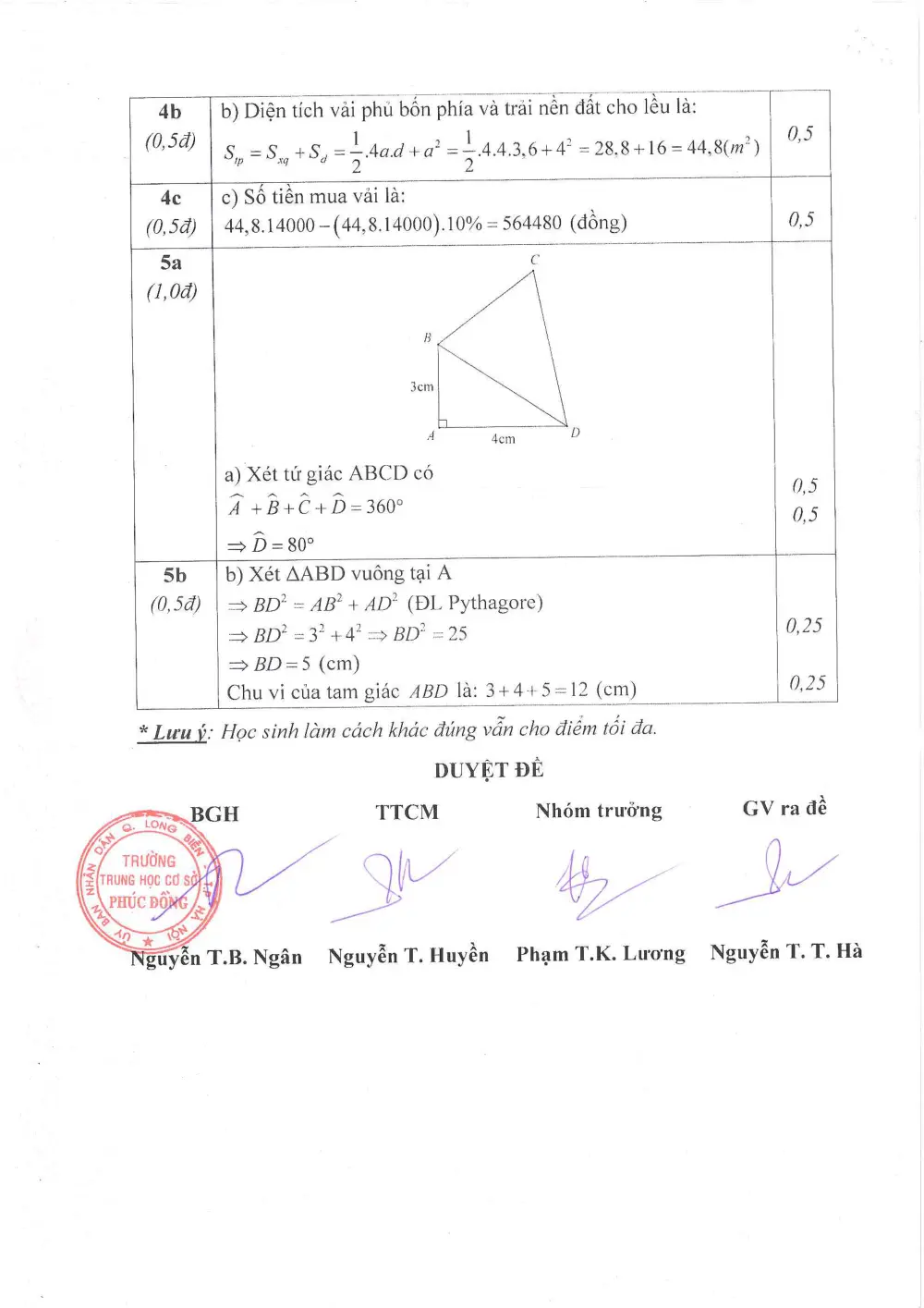 Đề thi Giữa kì 1 Toán 8 năm 2023-2024 trường THCS Phúc Đồng (Hà Nội) - trang 13