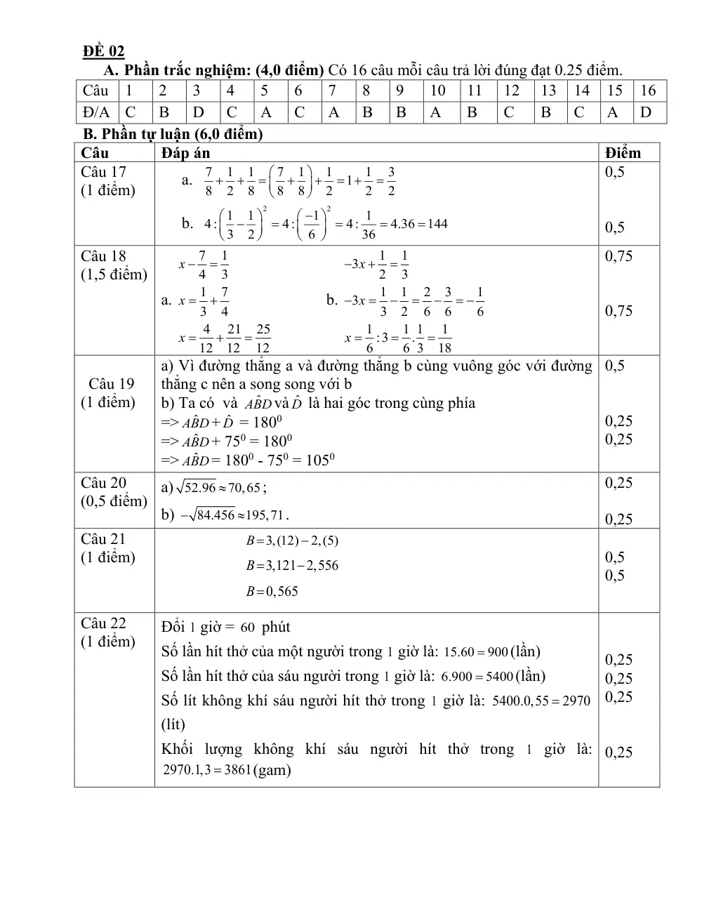 Đề thi Giữa kì 1 Toán 7 năm 2023-2024 trường THCS Thái Thuỷ (Quảng Bình) - trang 9