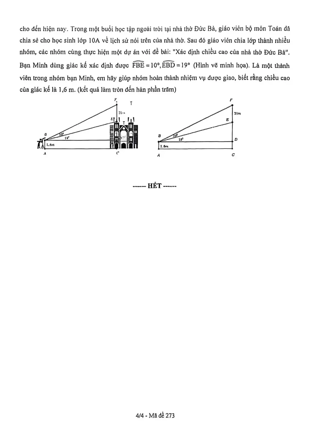 Đề thi Giữa kì 1 Toán 10 năm 2025-2026 trường THPT Nguyễn Khuyến (TP Hồ Chí Minh) - trang 4