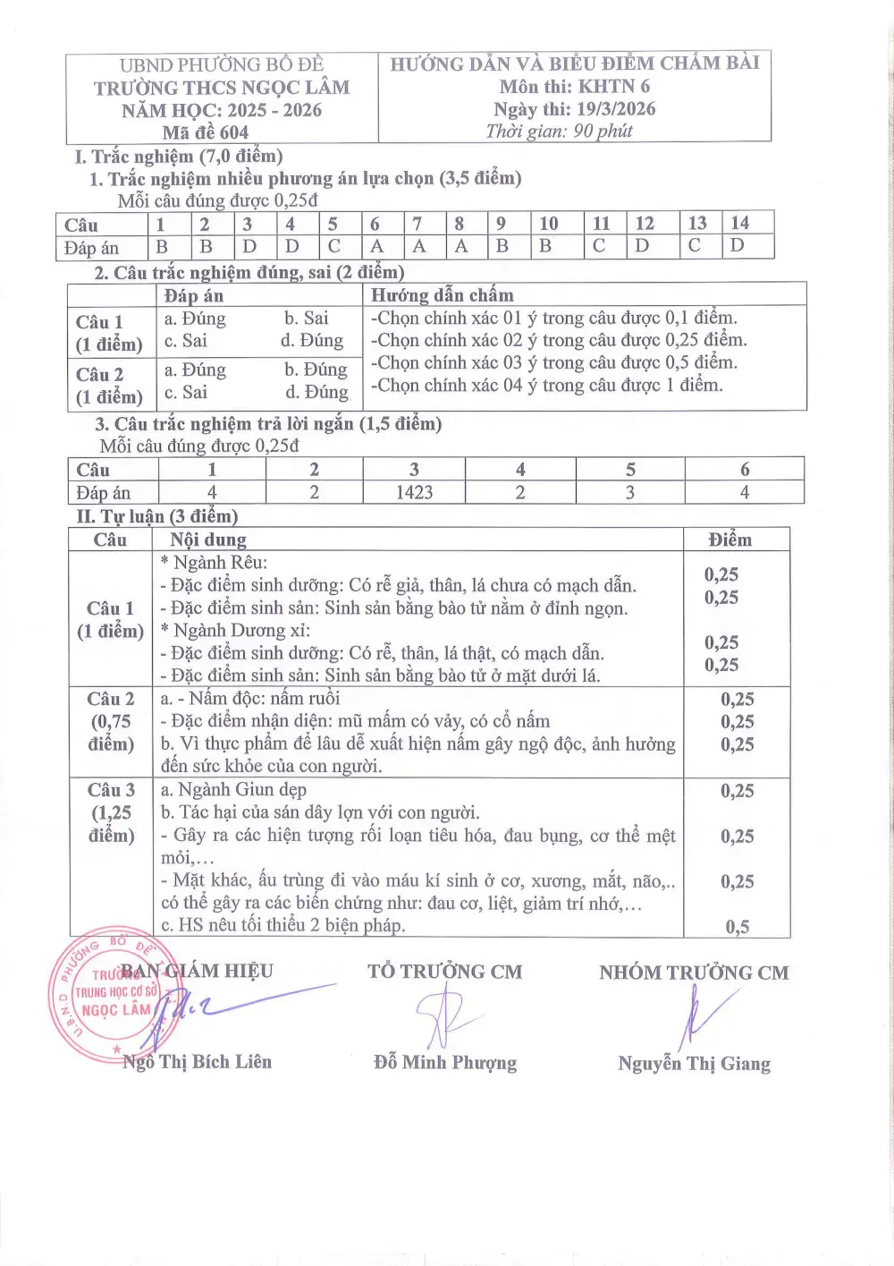 Đề thi Giữa kì 2 KHTN 6 năm 2025-2026 trường THCS Ngọc Lâm (Hà Nội) - trang 16