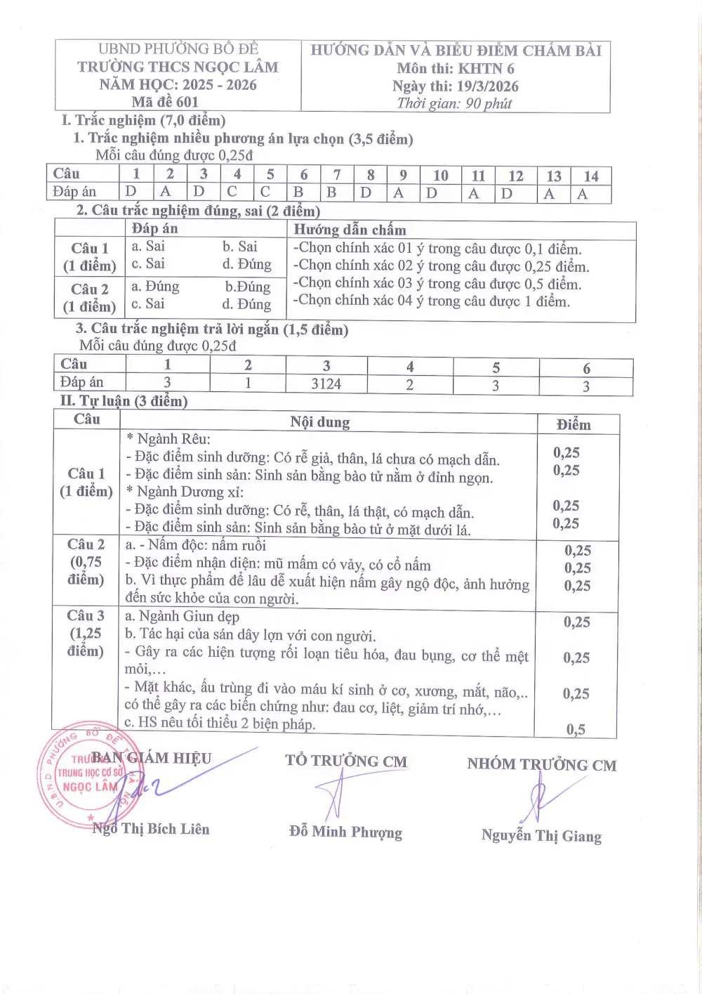 Đề thi Giữa kì 2 KHTN 6 năm 2025-2026 trường THCS Ngọc Lâm (Hà Nội) - trang 4