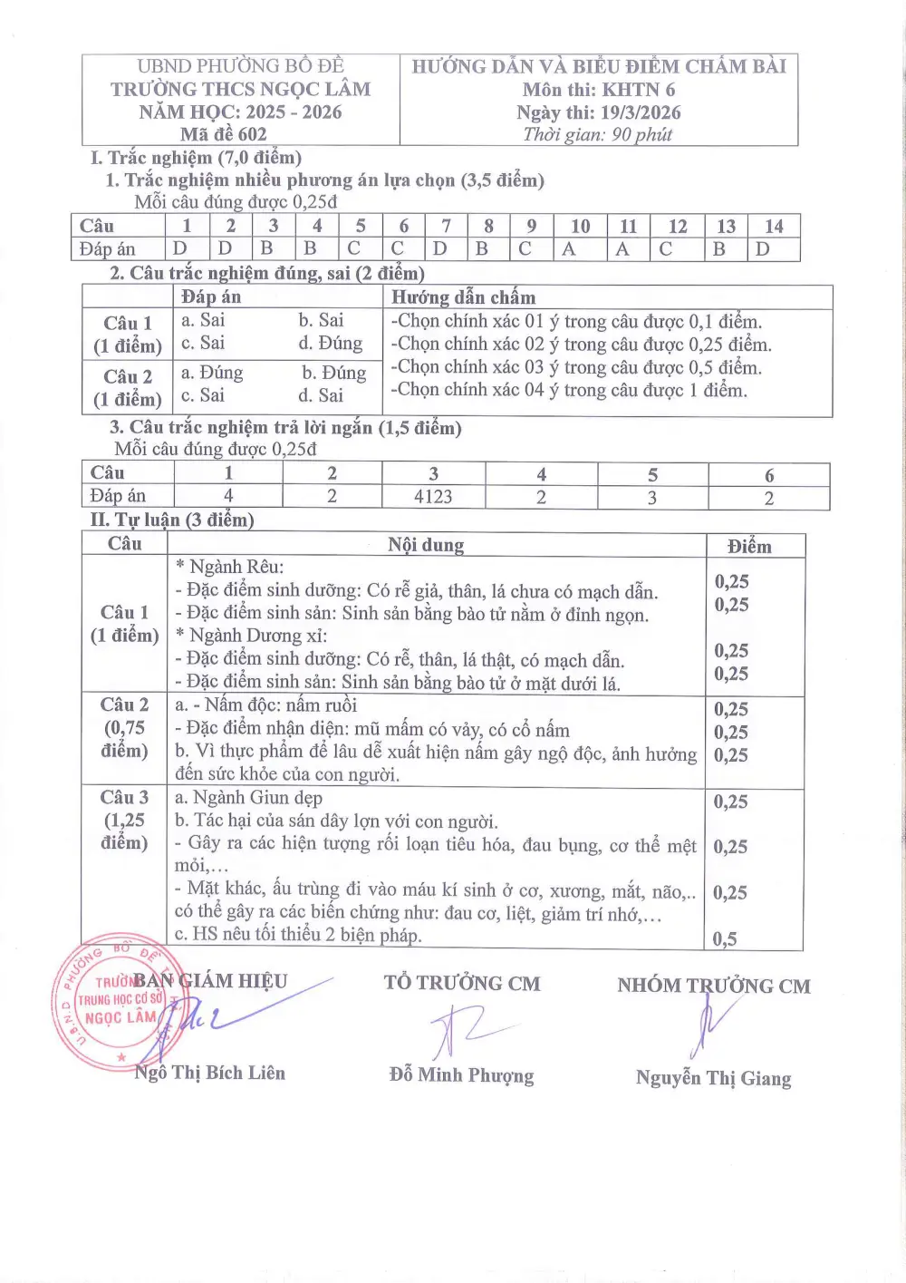 Đề thi Giữa kì 2 KHTN 6 năm 2025-2026 trường THCS Ngọc Lâm (Hà Nội) - trang 8