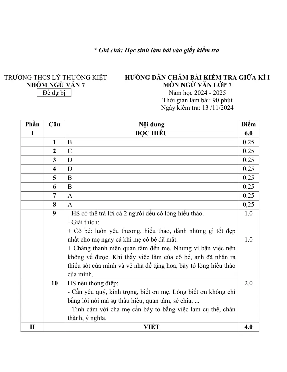 Đề thi Giữa kì 1 Ngữ văn 7 năm 2024-2025 trường THCS Lý Thường Kiệt (Hà Nội) - trang 7