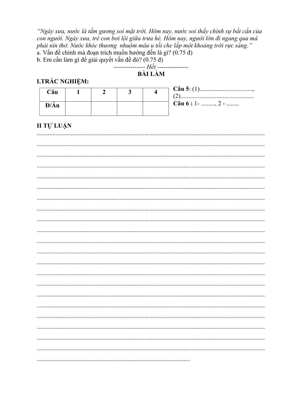 Đề thi Giữa kì 2 Lịch sử và Địa lí 6 năm 2025-2026 trường THCS Quế Thuận (Đà Nẵng) - trang 3