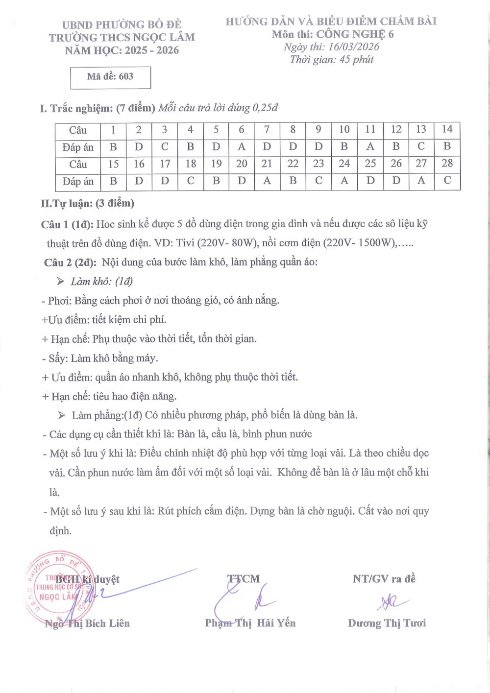 Đề thi Giữa kì 2 Công nghệ 6 năm 2025-2026 trường THCS Ngọc Lâm (Hà Nội) - trang 12