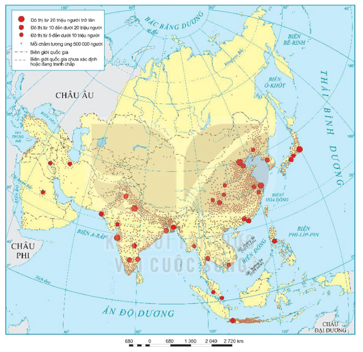 Phương pháp bản đồ - biểu đồ (thể hiện giá trị tổng cộng của đối tượng trên các đơn vị lãnh thổ)