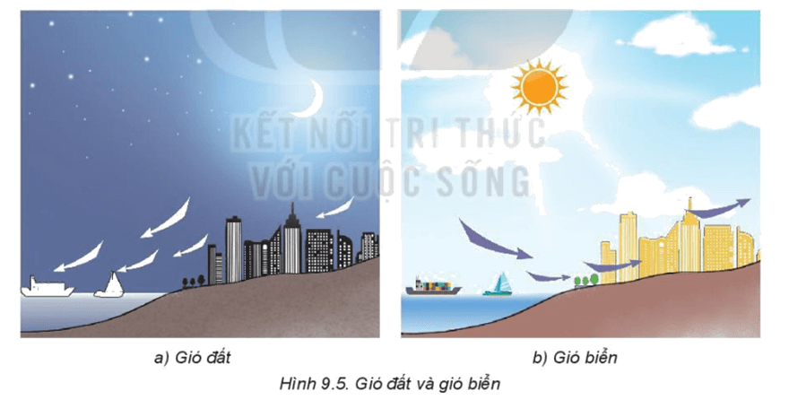 Các loại gió chính trên Trái Đất: Gió Tín phong, gió Tây ôn đới, gió Đông cực