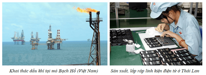 Bản đồ phân bố các trung tâm công nghiệp chính tại khu vực Đông Nam Á
