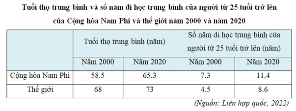 Cơ cấu xã hội đa sắc tộc, di sản xóa bỏ chế độ phân biệt chủng tộc Apacthai (Apartheid) và nâng cao HDI