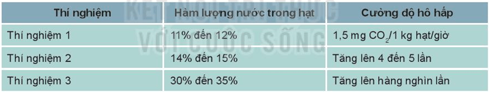 Một số yếu tố ảnh hưởng đến hô hấp tế bào (KHTN 7 Kết nối tri thức Bài 26)