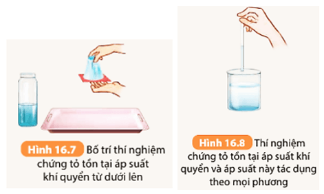 Áp suất chất lỏng. Áp suất khí quyển (KHTN 8 Kết nối tri thức Bài 16)