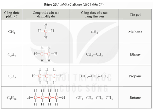 Alkane (KHTN 9 Kết nối tri thức Bài 23)