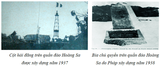 Bia chủ quyền của Việt Nam được chính quyền thời bấy giờ dựng tại quần đảo Hoàng Sa và Trường Sa từ những năm 1930