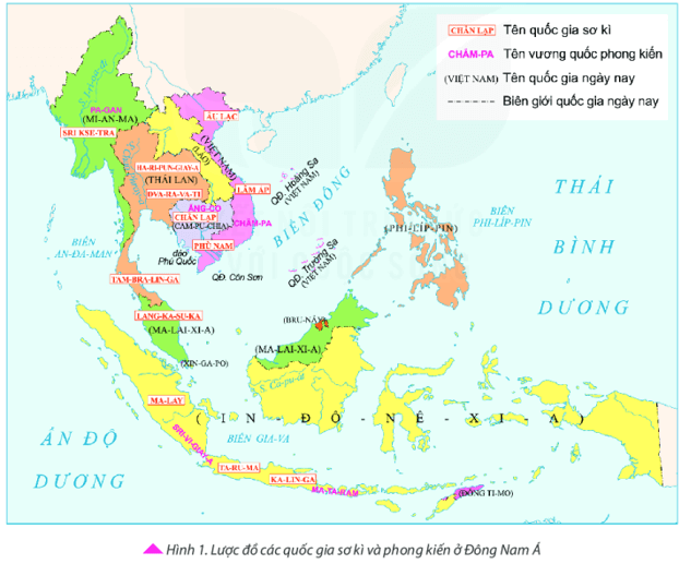 Lịch Sử 6 Bài 11: Các quốc gia sơ kì ở Đông Nam Á