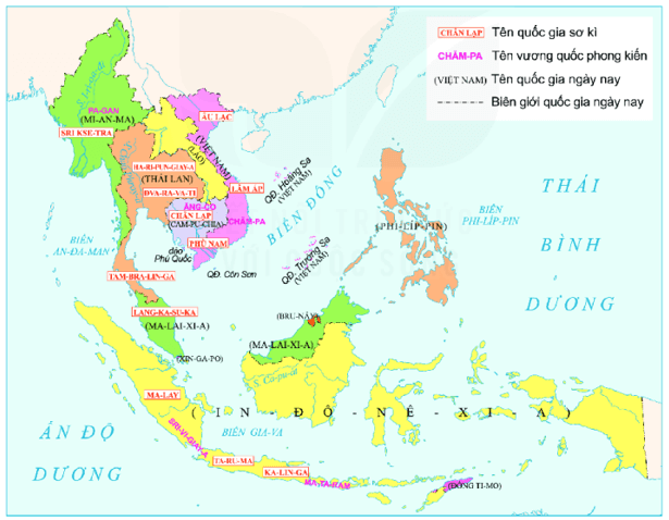 Lịch Sử 6 Bài 12: Sự hình thành và bước đầu phát triển của các vương quốc phong kiến ở Đông Nam Á