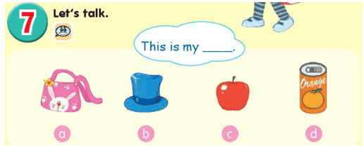 Tiếng Anh 1 Bài 10 - Unit 3 · Lesson 3 - Hình 2
