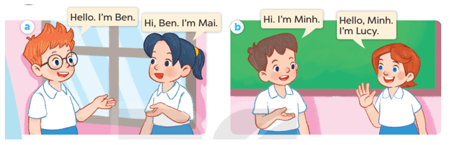 Tiếng Anh 3 Bài 1 - Unit 1 · Lesson 1 - Hình 1