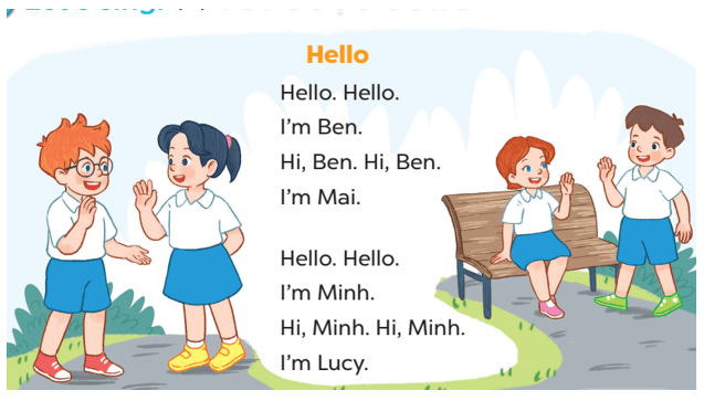 Tiếng Anh 3 Bài 1 - Unit 1 · Lesson 1 - Hình 6