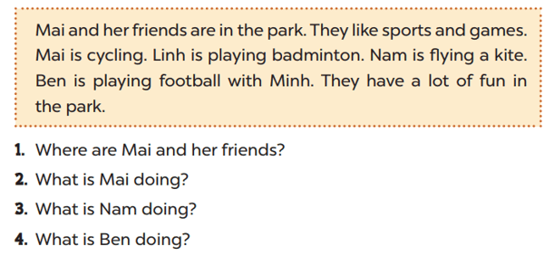 Tiếng Anh 3 Bài 57 - Unit 19 · Lesson 3 - Hình 4