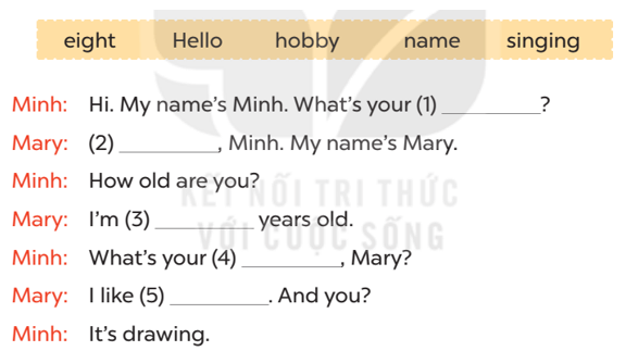 Tiếng Anh 3 Bài 64 - Review 1 - Hình 4